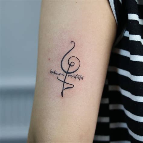 hakuna matata tattoo symbol|100 Remarkable Hakuna Matata Tattoo Designs with。